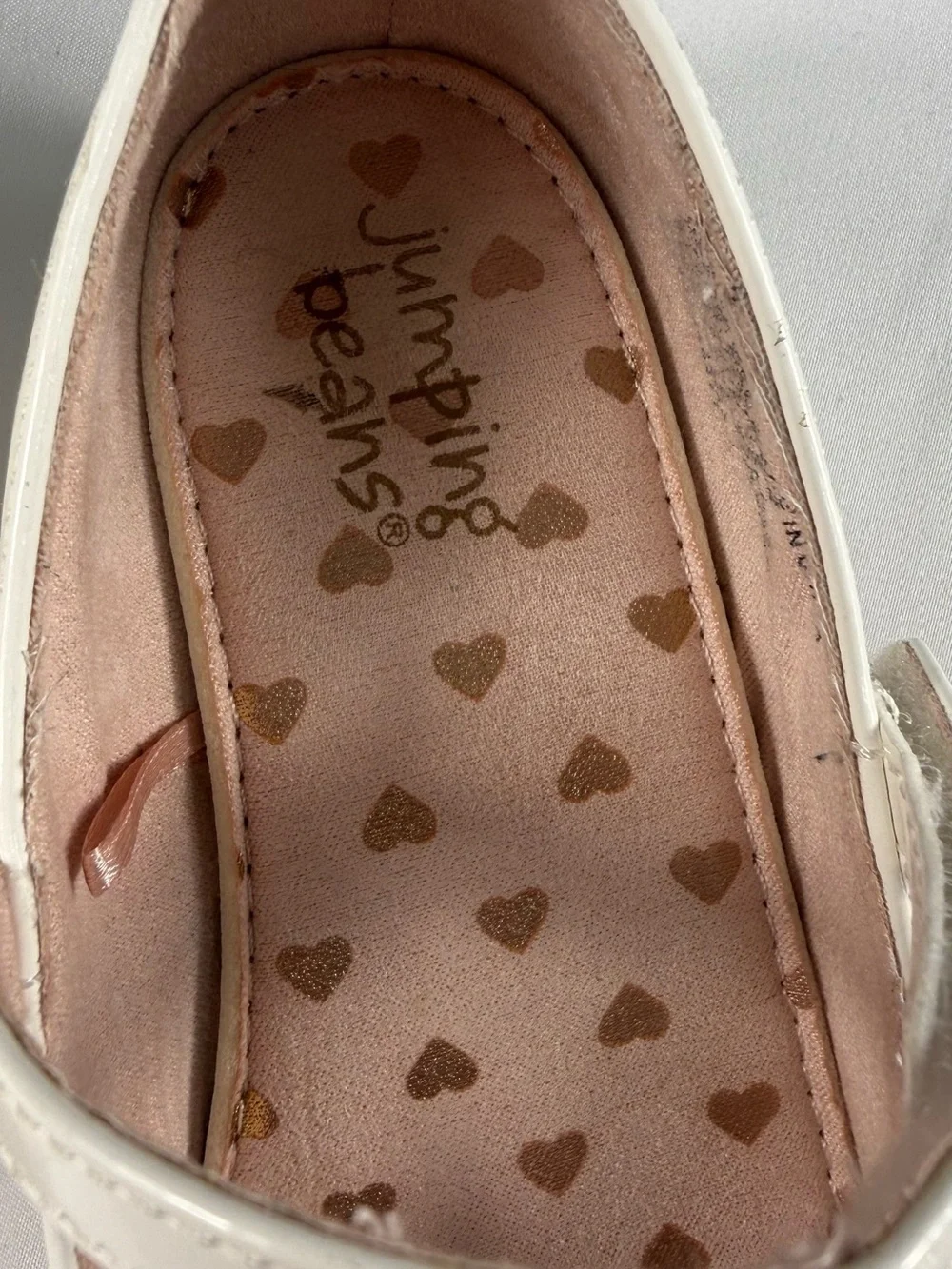 jumping beans White Patent Mary Jane Dress Shoes for Kids